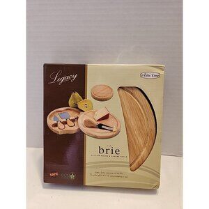 Wooden Brie Cutting Board & Cheese Tools By Legacy Collection New in box